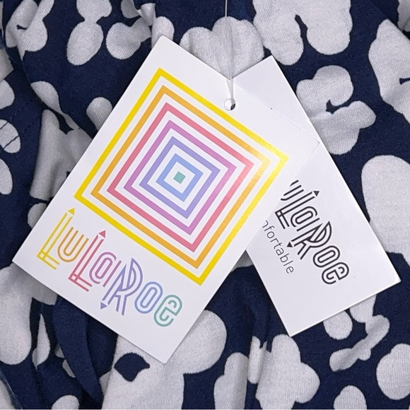 NEW 3XL Lularoe Amber Hoodie Blue White Floral Leopard Print Casual Comfortable - Picture 12 of 15